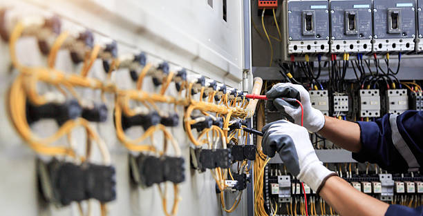 Professional Electrician technician working in Riverside, OH